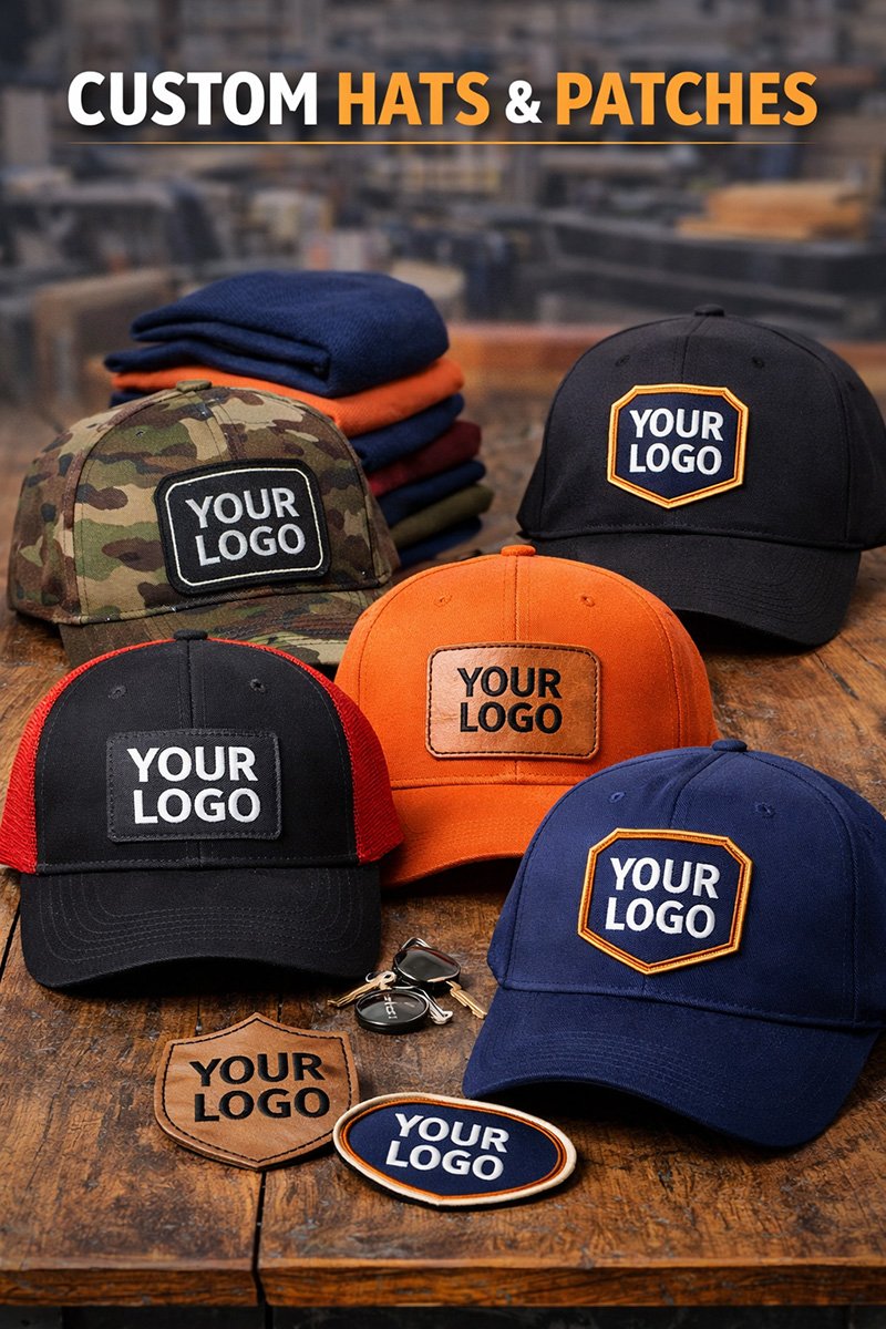 Custom hats and patches