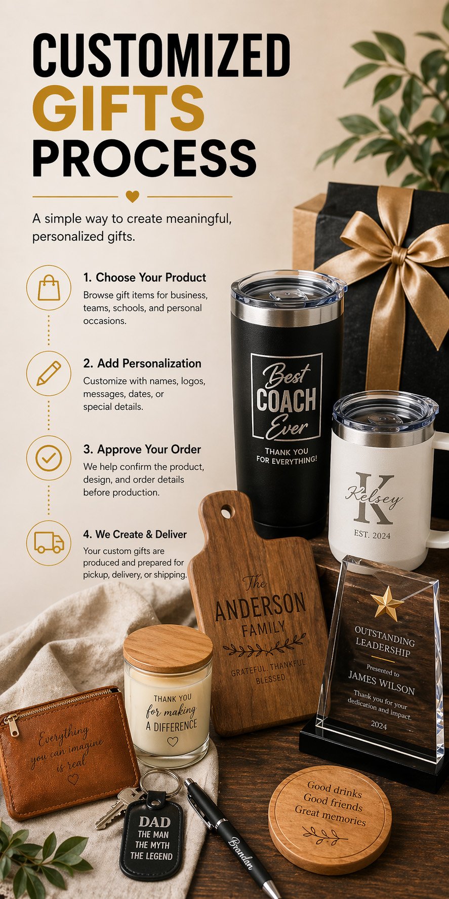 How customized gift orders work at Printeesweet