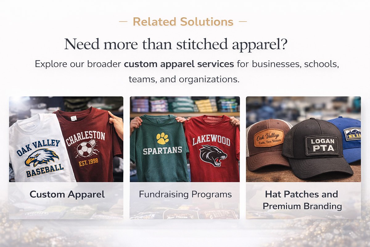 Custom apparel services by Printeesweet